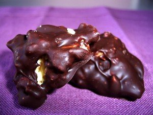 Bomboncitos de chocolate y nueces de macadamia